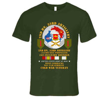 Load image into Gallery viewer, Army - 2nd Battalion 33rd Artillery - 1st Intermediate Nuclear Forces Deductible Input VAT - Family Readiness Group with Globe - Cold serviceT Shirt, premium, and hoodie
