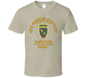 Army - 4th Missile Command - Camp Page - K-47 Air Base - Chuncheon, Korea X 300 T Shirt