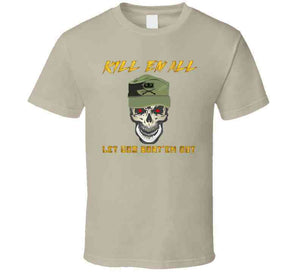 Army - Ranger Patrol Cap - Skull - Airborne Inf Killem All - Let God Sortem Out X 300 T Shirt