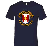 Load image into Gallery viewer, SSI - 44th Medical Brigade w Motto blk T Shirt
