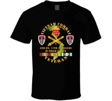 Load image into Gallery viewer, Army - Vietnam Combat Veteran W 6th Bn 77th Artillery Dui - Ii Field Force W Vn Svc Long Sleeve T Shirt
