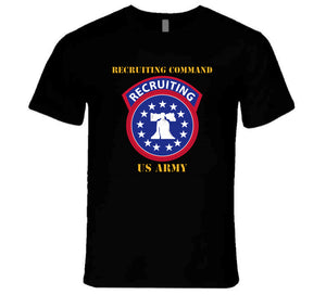 United States Army - Recruiting Command with txt T Shirt, Premium. Hoodie
