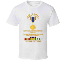 Load image into Gallery viewer, Army - Air Medal - Combat Assaults - 119th Ahc - Central Highlands Vn Laos Cambod W Vn Svc W Air Medal X 300 T Shirt
