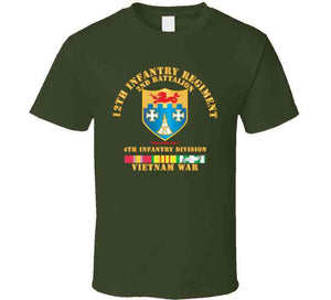 Army - 2nd Bn 12th Inf W Vn Svc Ribbons X 300 Classic T Shirt, Crewneck Sweatshirt, Hoodie, Long Sleeve, Mug