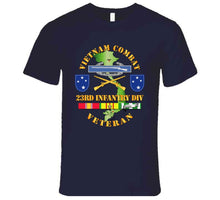 Load image into Gallery viewer, Army - Vietnam Combat Infantry Veteran W 23rd Inf Div Ssi V1 T Shirt
