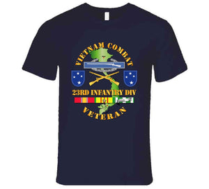 Army - Vietnam Combat Infantry Veteran W 23rd Inf Div Ssi V1 T Shirt