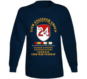 Army -  24th Engineer Group (construction) - Kaiserslautern, Germany 1954 - 1972- W Cold War Svc X 300 T Shirt