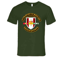 Load image into Gallery viewer, 44th Medical Brigade w SVC Ribbons VN - blk T Shirt
