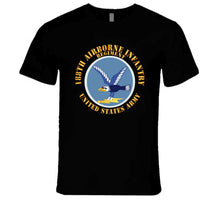 Load image into Gallery viewer, Army  - 188th Airborne Infantry Regiment - Ssi X 300 T Shirt
