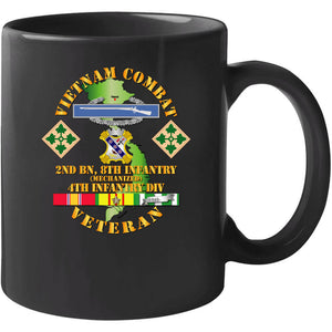 Army - Vietnam Combat Infantry Veteran W 2nd Bn 8th Inf (mech) - 4th Id Ssi T Shirt