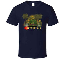 Load image into Gallery viewer, Vietnam Era Helmet Cover - Me Love You Long Time Gi W Jungle - Fire W Txt X 300 (1) T Shirt
