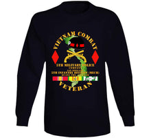 Load image into Gallery viewer, Army - Vietnam Combat Veteran W 5th Military Police Co W 5th Id T Shirt
