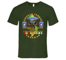 Load image into Gallery viewer, Army - Vietnam Combat Vet - N Co 75th Infantry (ranger) - 173rd Airborne Bde Ssi T Shirt
