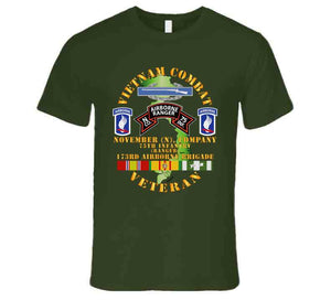 Army - Vietnam Combat Vet - N Co 75th Infantry (ranger) - 173rd Airborne Bde Ssi T Shirt