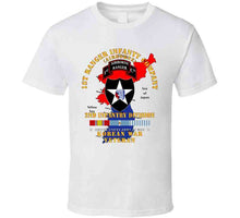 Load image into Gallery viewer, Army - 1st Ranger Inf Company - 2nd Id W Map W Korea Svc X 300 T Shirt
