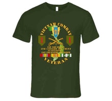 Load image into Gallery viewer, Army - Vietnam Combat Infantry Vet - 1st Squadron 4th Cav - 1st Inf Div Ssi T Shirt
