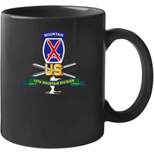 Load image into Gallery viewer, Army - 10th Mountain Division - Ssi W Ski Branch - Ribbon X 300 T Shirt
