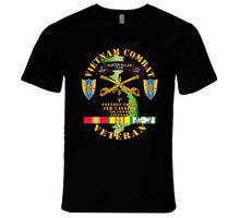 Load image into Gallery viewer, Army - Vietnam Combat Veteran - F Troop 4th Cav Hunt Kill W Svc T Shirt
