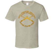 Load image into Gallery viewer, Army - 26th Infantry Regiment - Blue Spaders W Infantry Br X 300 T Shirt
