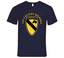 Load image into Gallery viewer, Army - 1st Cavalry Division SSI w Airmobile Tab T Shirt
