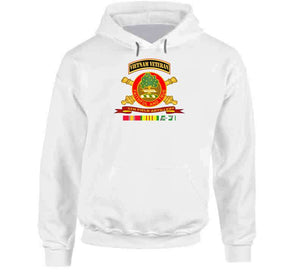 Army - 5th Field Artillery W Br - Ribbon Vn Svc Vet Tab Hoodie