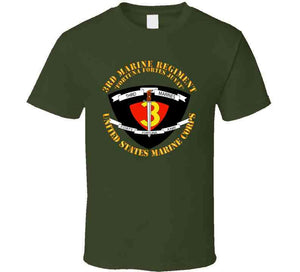 Usmc - 3rd Marine Regiment - Fortuna Fortes Juvat T Shirt