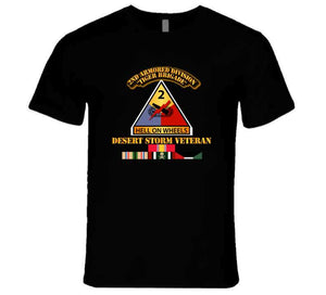 2nd Armored Division - Desert Storm Veteran T Shirt