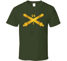 Load image into Gallery viewer, Army - 1st Bn, 94th Field Artillery Regiment - Arty Br Wo Txt Ladies T Shirt
