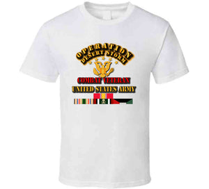 Army - Desert Storm Veteran - Combat Veteran T Shirt