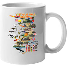 Load image into Gallery viewer, Map - Vietnam Units -with Wpns - Equipment T Shirt
