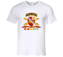 Load image into Gallery viewer, Army - 17th Field Artillery W Br - Ribbon Vn Svc Vet Tab T Shirt
