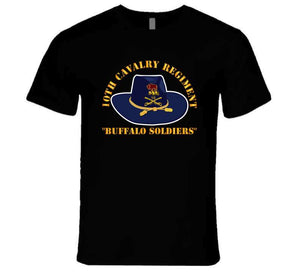Army - 10th Cavalry Regiment  - Buffalo Soldiers T Shirt