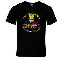 Load image into Gallery viewer, Army - Gulf War Vet w  22nd Support Command - Cir w SVC T Shirt
