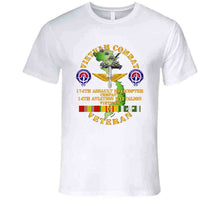 Load image into Gallery viewer, Army - Vietnam Combat Veteran - 174th Ahc W 14th Avn Bn T Shirt
