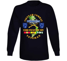 Load image into Gallery viewer, Army - Vietnam Combat Infantry Veteran W 23rd Inf Div Ssi V1 T Shirt
