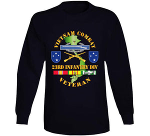 Army - Vietnam Combat Infantry Veteran W 23rd Inf Div Ssi V1 T Shirt