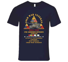 Load image into Gallery viewer, Army - Cold War Vet - 2nd Armored Division - Lucius D. Clay Kaserne, Garlstedt, Germany - M60a1 Tank W Cold Svc X 300 T Shirt
