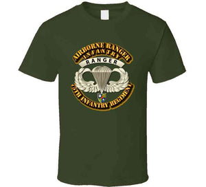 SOF - Airborne Badge - Ranger - 75th Infantry T Shirt