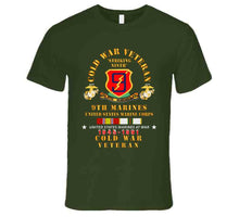 Load image into Gallery viewer, Usmc - Cold War Vet - 9th Marines W Cold Svc X 300 T Shirt
