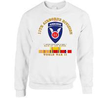 Load image into Gallery viewer, Army - 11th Airborne Division - Raid At Los BaÃ±os - Wwii W Pac Svc Hoodie
