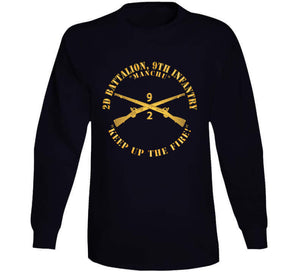 Army - 2nd Bn 9th Infantry Regiment - Keep Up The Fire W In Branch X 300 T Shirt
