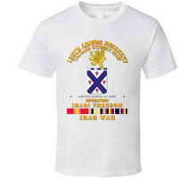 Load image into Gallery viewer, Army - 126th Armor Regiment - W Iraq Svc Ribbons - Oif - T Shirt
