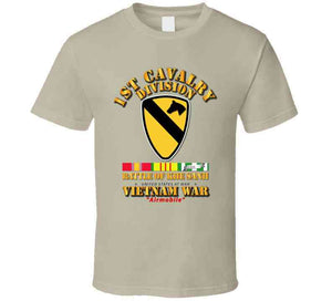 1st Cavalry Division - (Battle Khe Sanh) with Vietnam War Service Ribbons - T Shirt, Premium and Hoodie