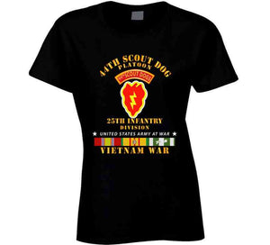 Army - 44th Scout Dog Platoon 25th Infantry Div - Vn Svc T Shirt