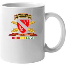 Load image into Gallery viewer, Army - 7th Field Artillery W Br - Ribbon Vn Svc Vet Tab Long Sleeve T Shirt
