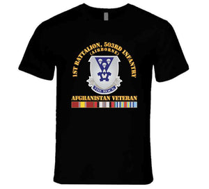 Army - 1st Bn 503rd Infantry - Afghanistan Veteran X 300 T Shirt