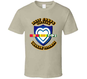Army -  XXIV Corps w SVC Ribbons T Shirt