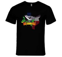Load image into Gallery viewer, Texas Mockingbird W Texas Flag T Shirt
