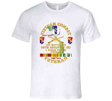 Load image into Gallery viewer, Army - Vietnam Combat Veteran W 1st Bn - 50th Inf - I Field Force 1969-70 W Vn Svc T Shirt
