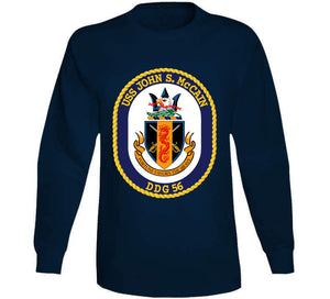 Navy - Uss John S. Mccain (ddg-56) Wo Txt T Shirt